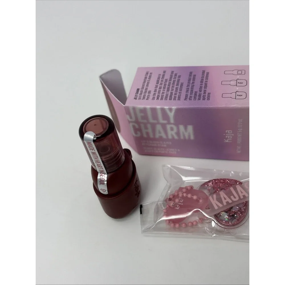 Kaja Jelly Charm Lip & Blush Glazed With Keychain #06 MOCHA GLAZE 0.17oz NEW!